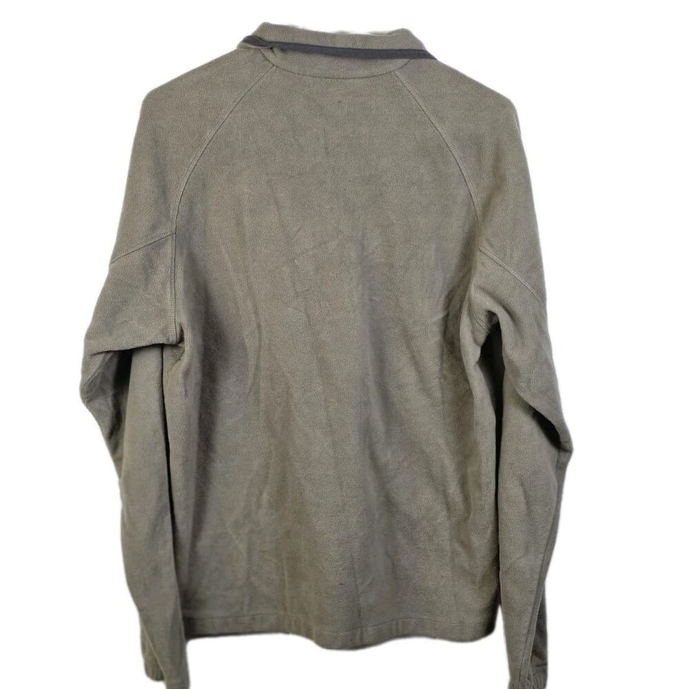 Columbia Fleece Men's Large Gray‎ 1/2 Zip Pullover - Thumbnail 6