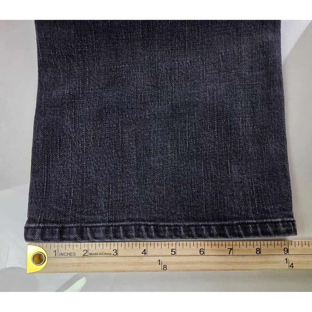 Lauren Ralph Lauren Women's Sz‎ 12 Classic Bootcut Black Denim Jeans - Thumbnail 7
