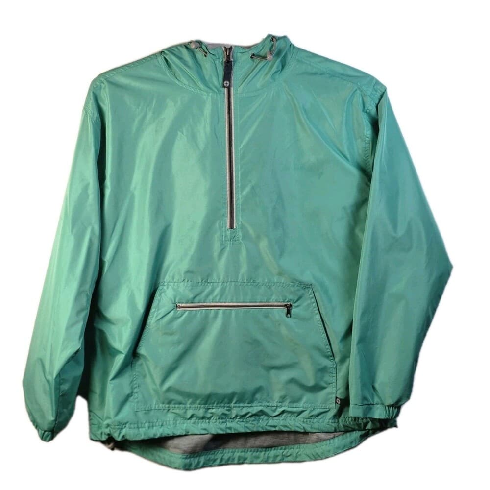 Lauren James Women's Large Aqua 1/2 Zip Pullover - Thumbnail 6