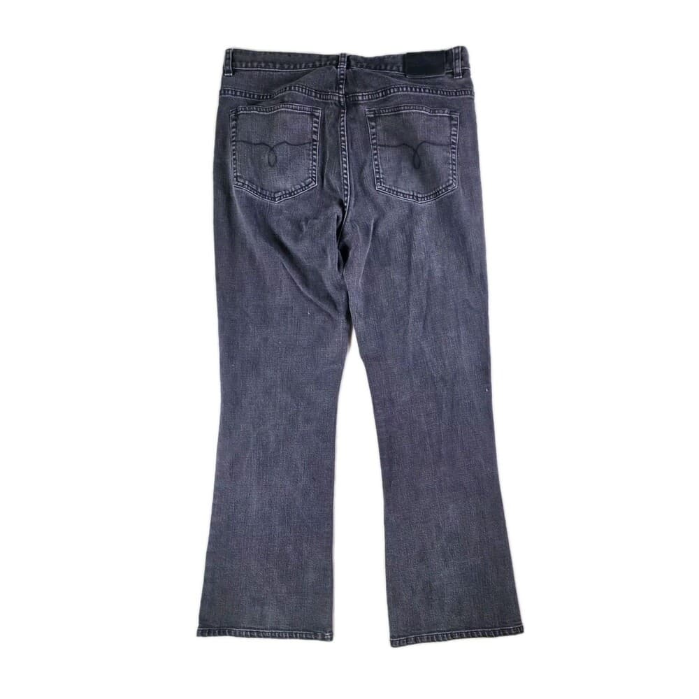 Lauren Ralph Lauren Women's Sz‎ 12 Classic Bootcut Black Denim Jeans - Thumbnail 5