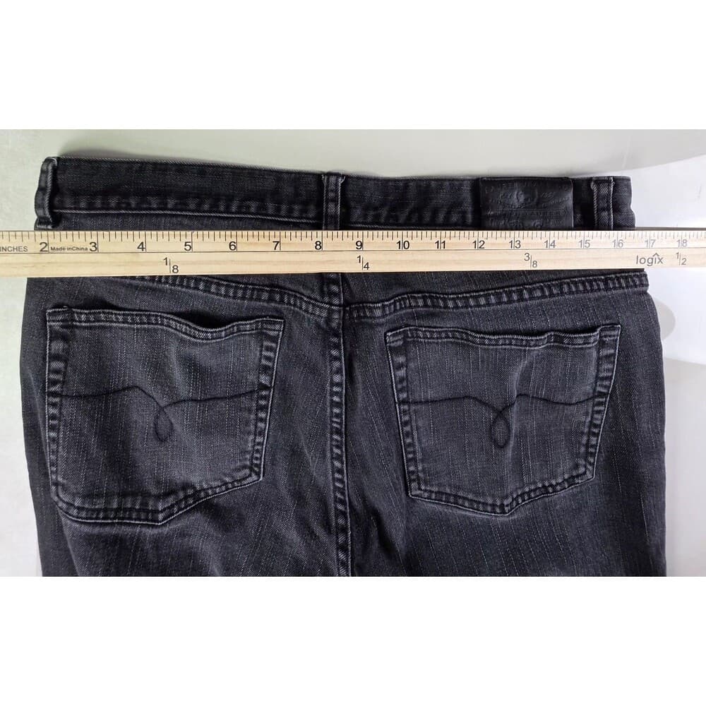 Lauren Ralph Lauren Women's Sz‎ 12 Classic Bootcut Black Denim Jeans - Thumbnail 6