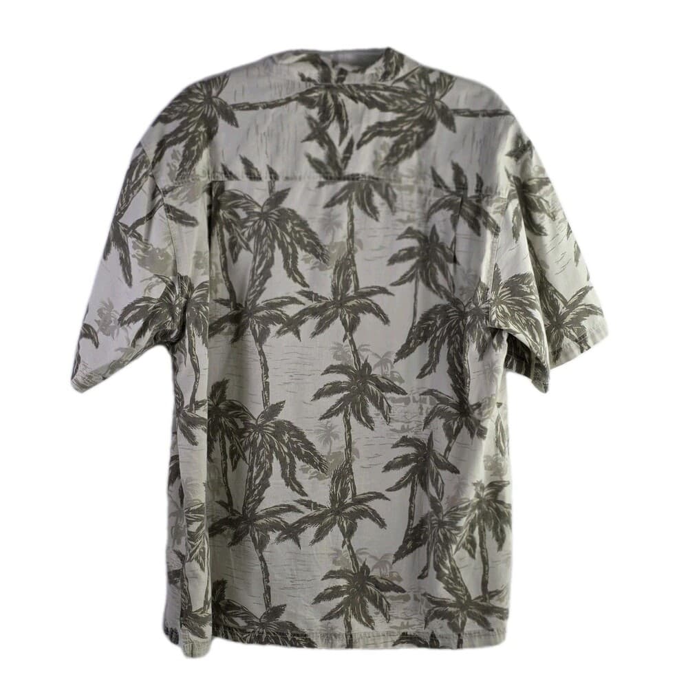 Thumbs Up Mens XL Hawaiian Floral Short Sleeve Button Down Shirt - Thumbnail 5