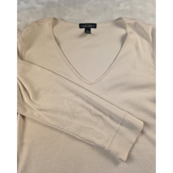Lauren Ralph Lauren Women's Large‎ Cream Top - Thumbnail 8