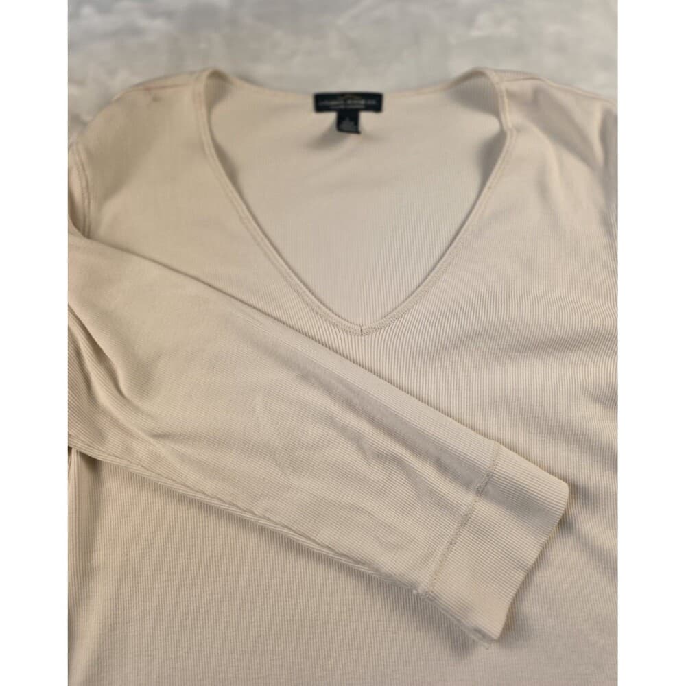 Lauren Ralph Lauren Women's Large‎ Cream Top - Thumbnail 7