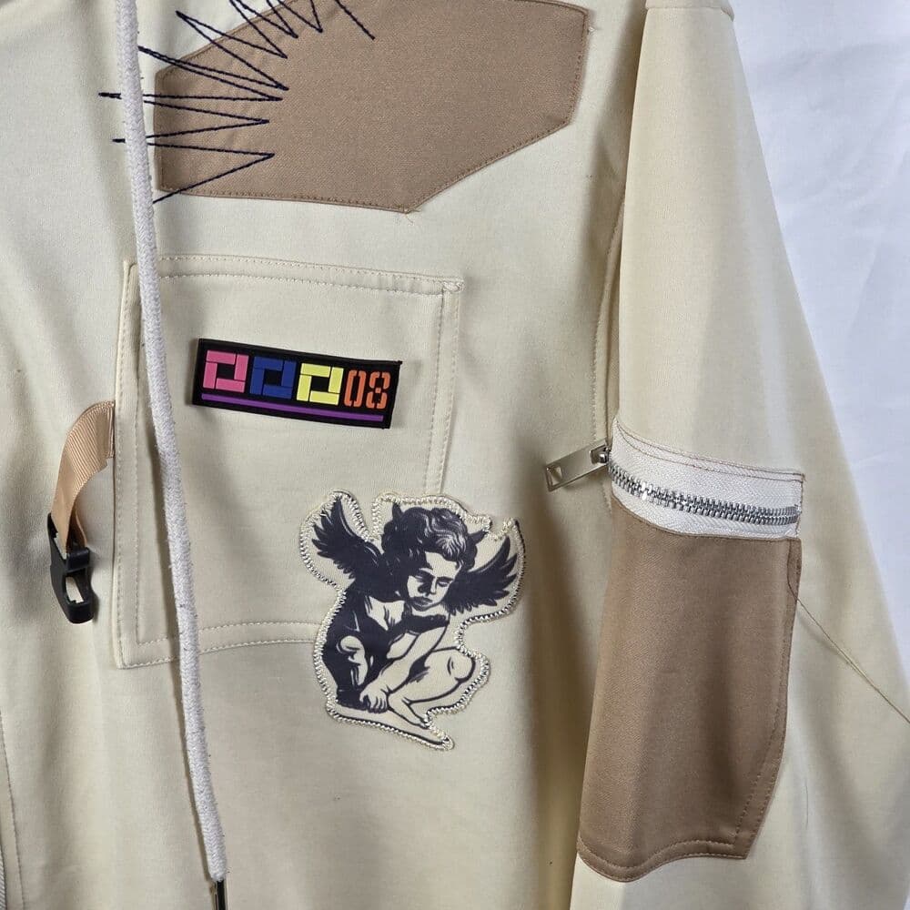Demolition‎ Men's XL Tan Multicolored Full Zip Jacket - Thumbnail 3