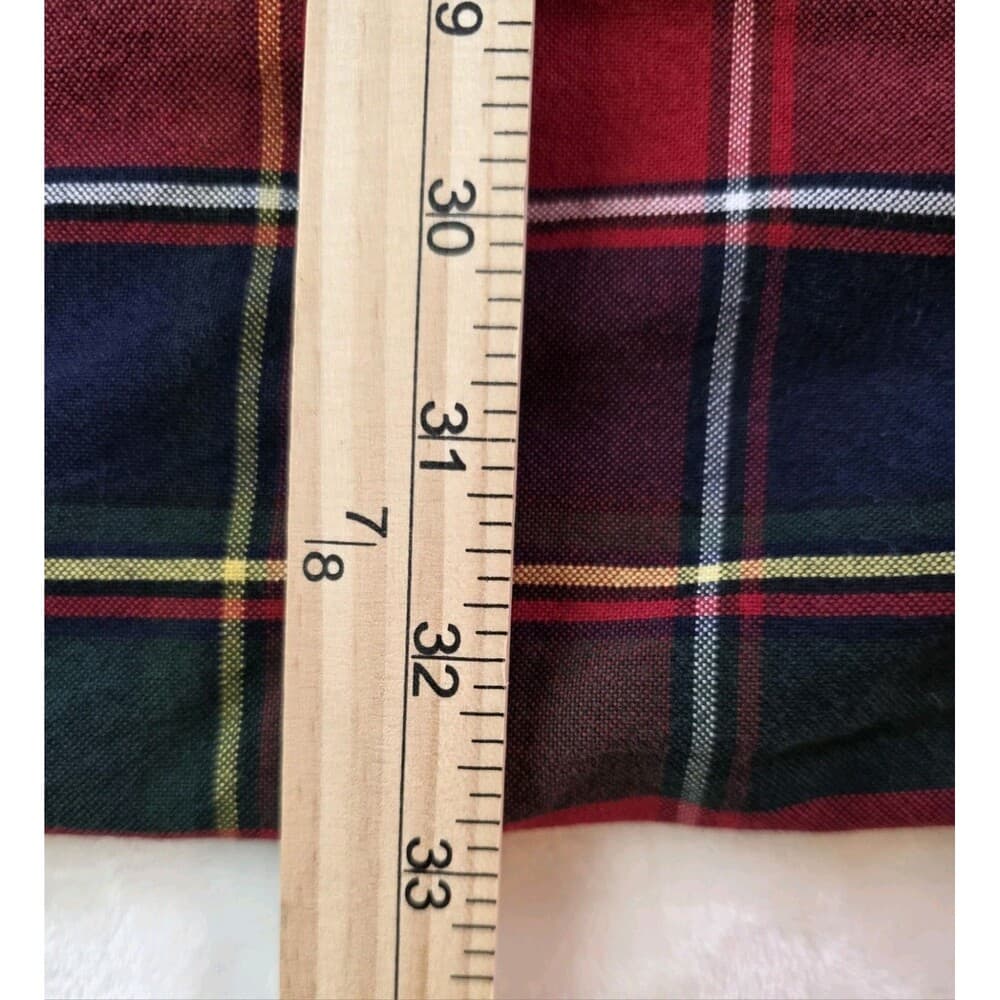 Vintage Tommy Hilfiger‎ Men's XL Blue Plaid Long Sleeve Shirt - Thumbnail 6