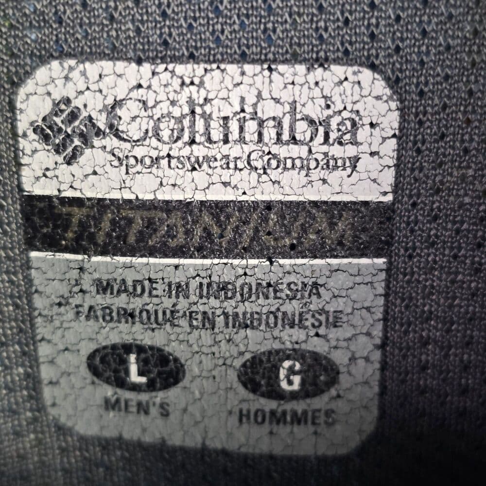 Columbia Men's Large Blue Plaid Omni Bay Titanium Long Sleeve Button Down Shirt - Thumbnail 3