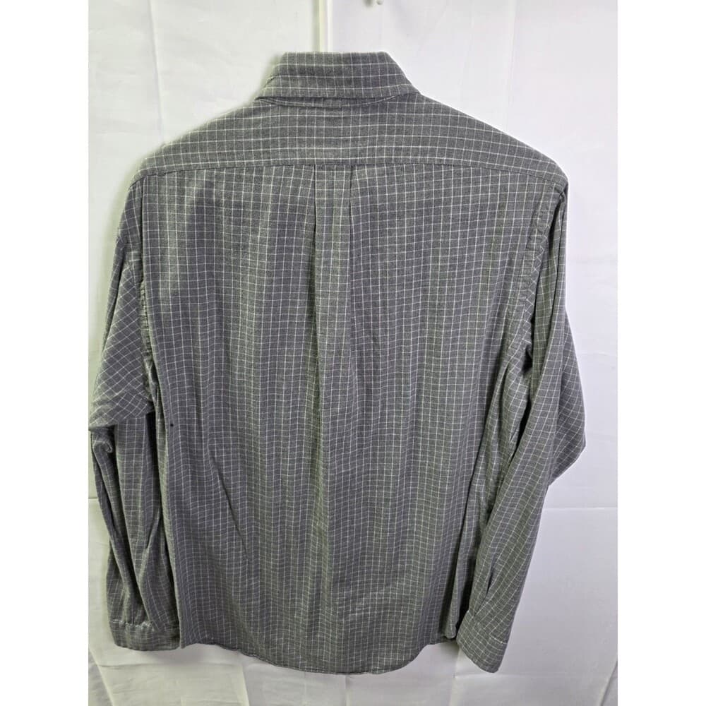 Polo Ralph Lauren Size L Custom Fit Grey‎ Button Down Shirt - Thumbnail 3