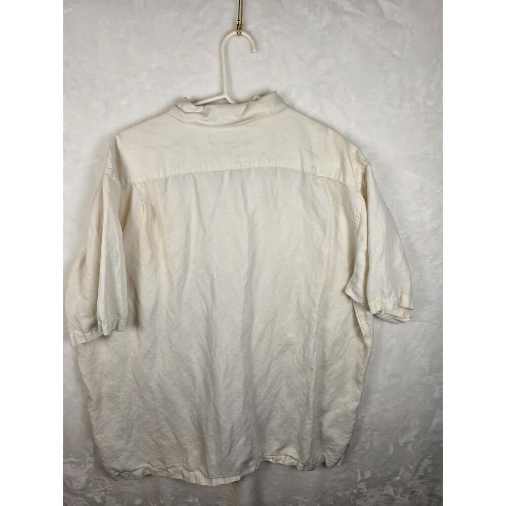 Daniel Cremieux‎ Men's XL Silk & Linen Shirt - Thumbnail 5
