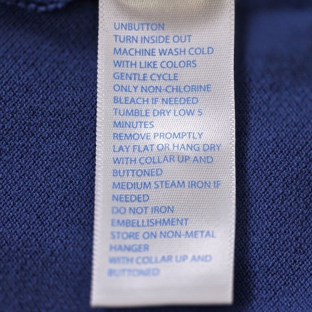 Southern Tide Men's Medium Blue Embroidery Logo Short Sleeve Polo Shirt - Thumbnail 5