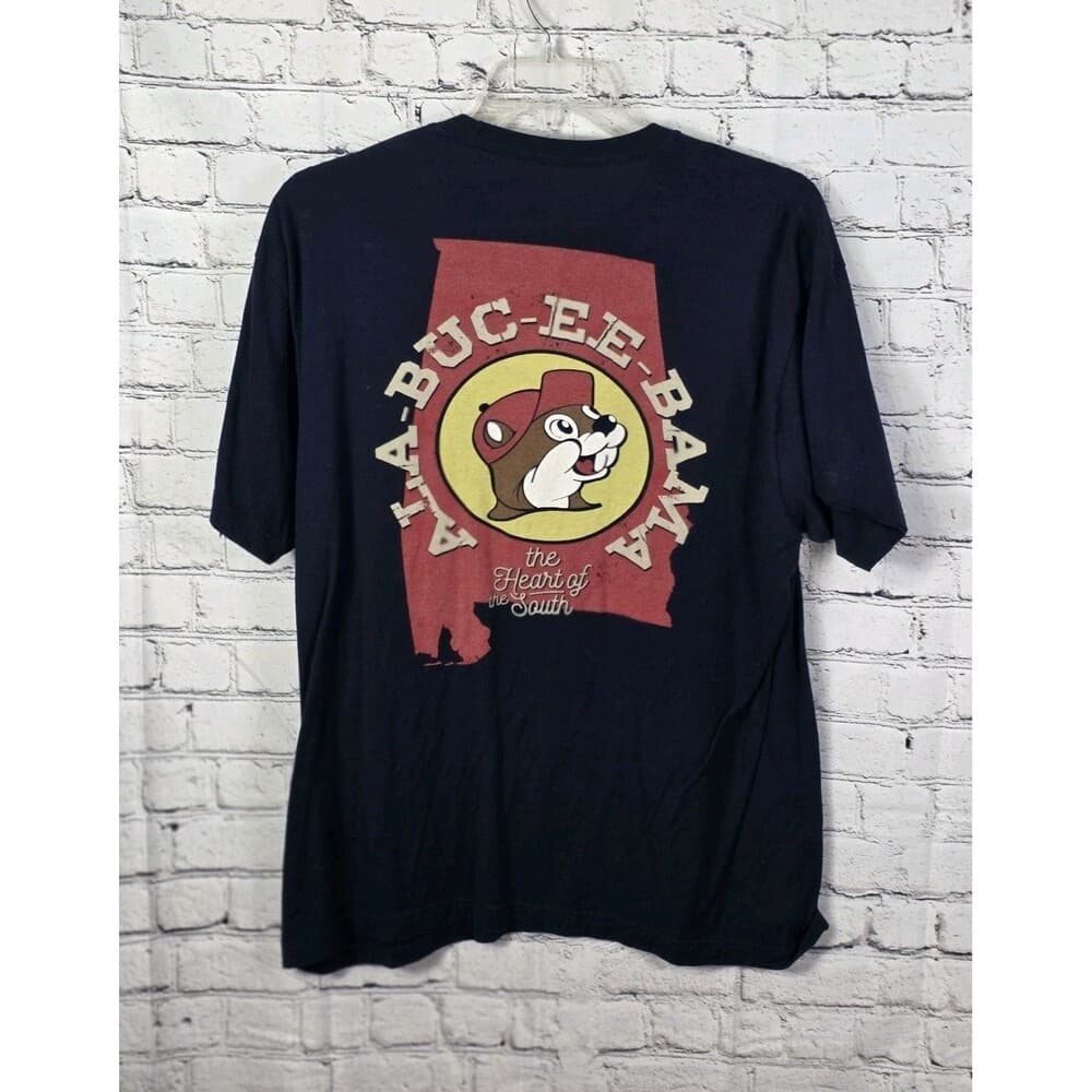 Buc-ees Men's XL Black "Ala-Buc-Ee-Bama "Short Sleeve T-Shirt - Thumbnail 4