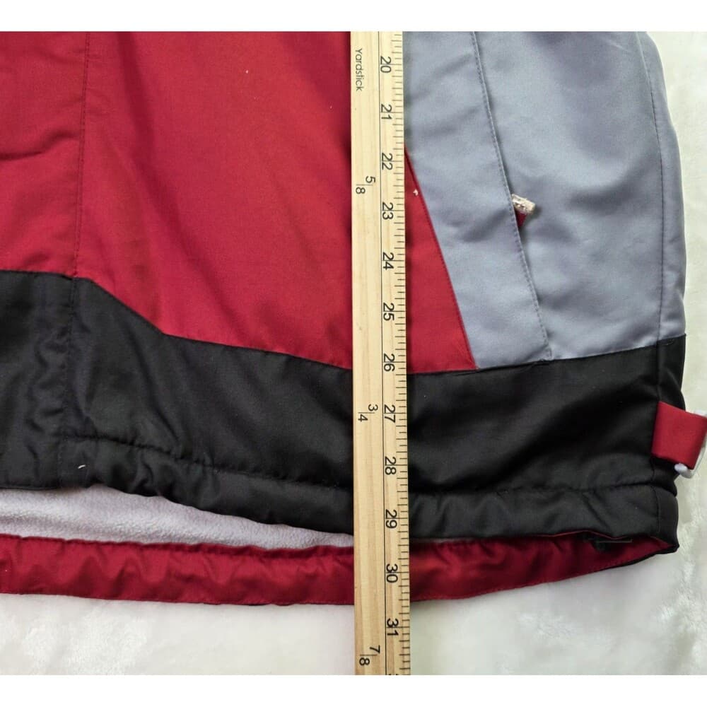 Vintage Starter‎ Men's Medium Red / Black Puffer Jacket - Thumbnail 8