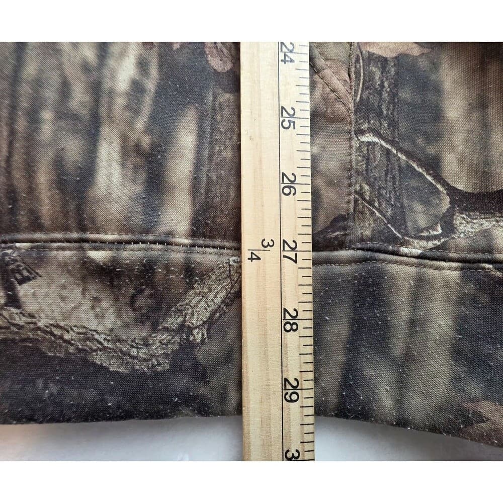 Vintage Mossy Oak Mens XXL Distressed Camouflage Hoodie * Missing Tag * - Thumbnail 6