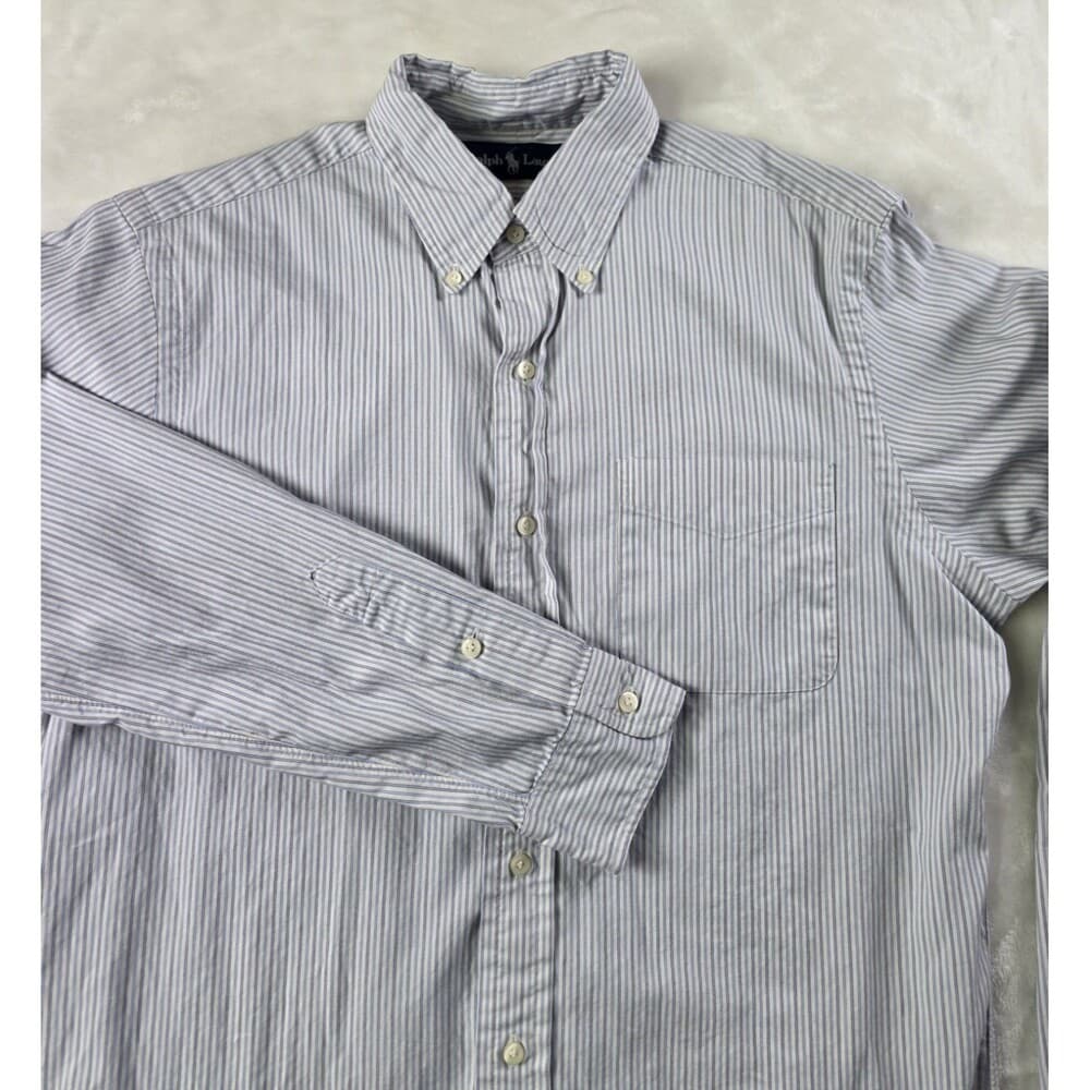 Vintage Ralph Men's Medium Button Up Shirt‎ - Thumbnail 8