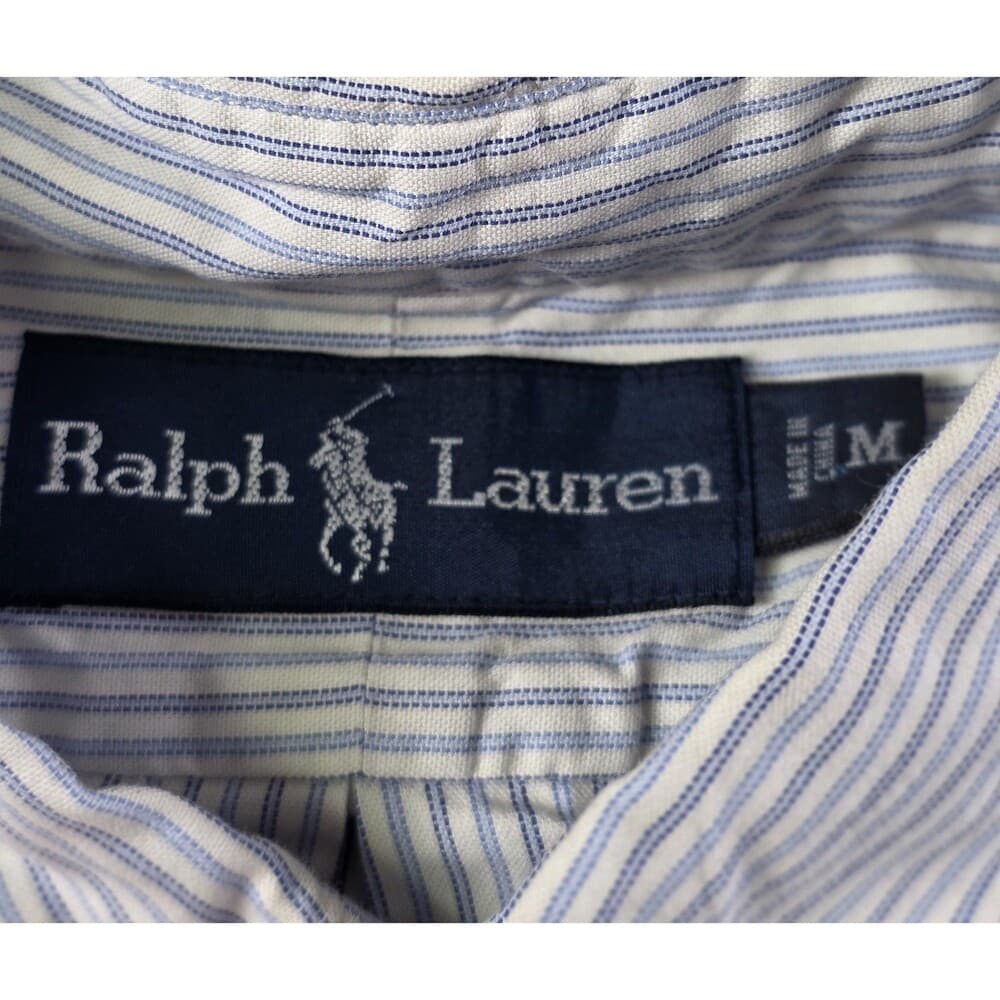 Vintage Ralph Men's Medium Button Up Shirt‎ - Thumbnail 2