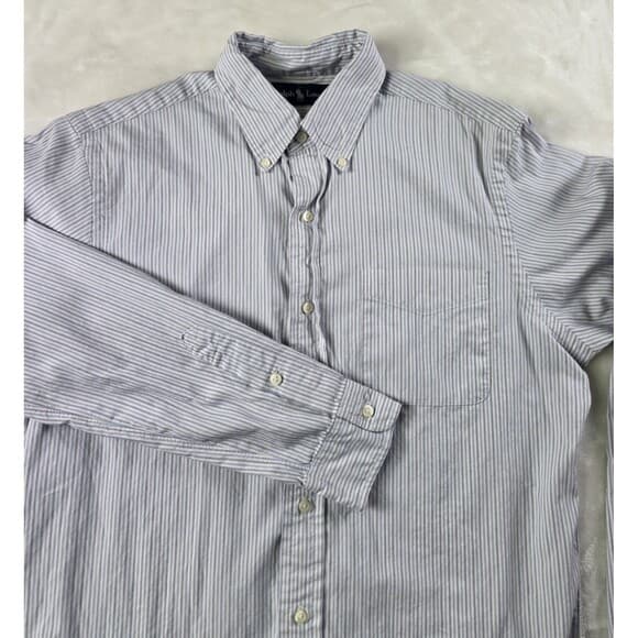 Vintage Ralph Men's Medium Button Up Shirt‎ - Thumbnail 9