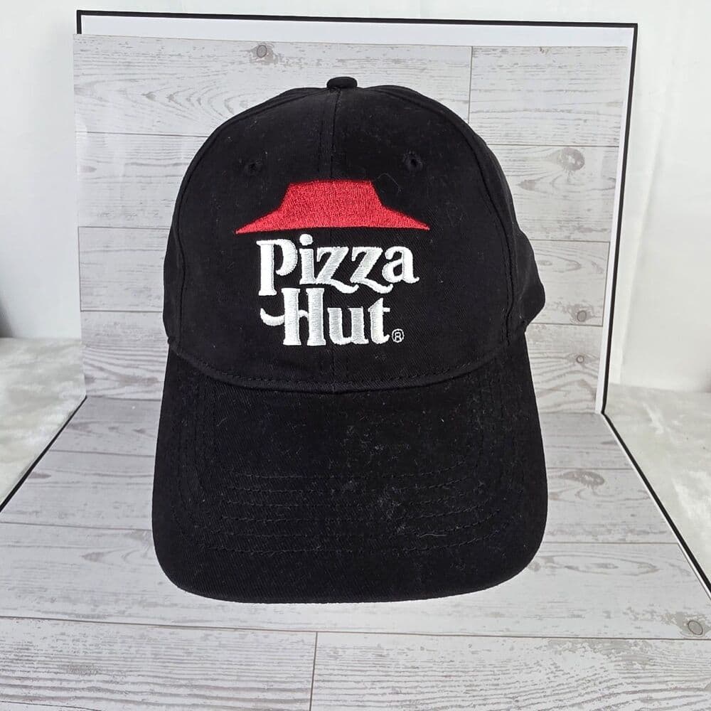 Pizza Hut Employee Osfa Black Adjustable Embroidered Cap - Thumbnail 5