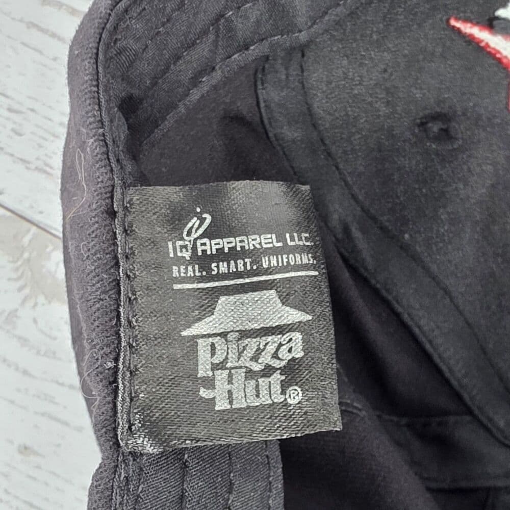 Pizza Hut Employee Osfa Black Adjustable Embroidered Cap - Thumbnail 4
