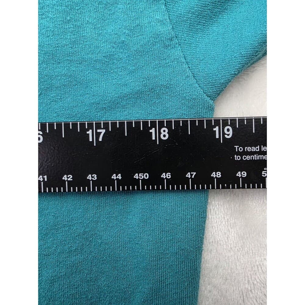 Southern Couture Classic Women's Large Teal " Too Much Style " T-Shirt - Thumbnail 3