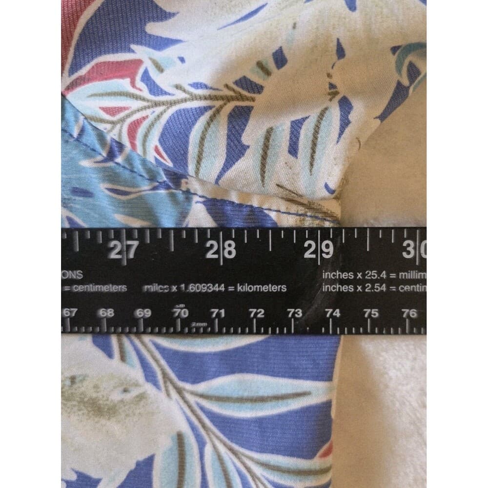 Tommy Bahama Men’s XXXL Hawaiian Tropical Multicolored Short Sleeve Shirt - Thumbnail 9