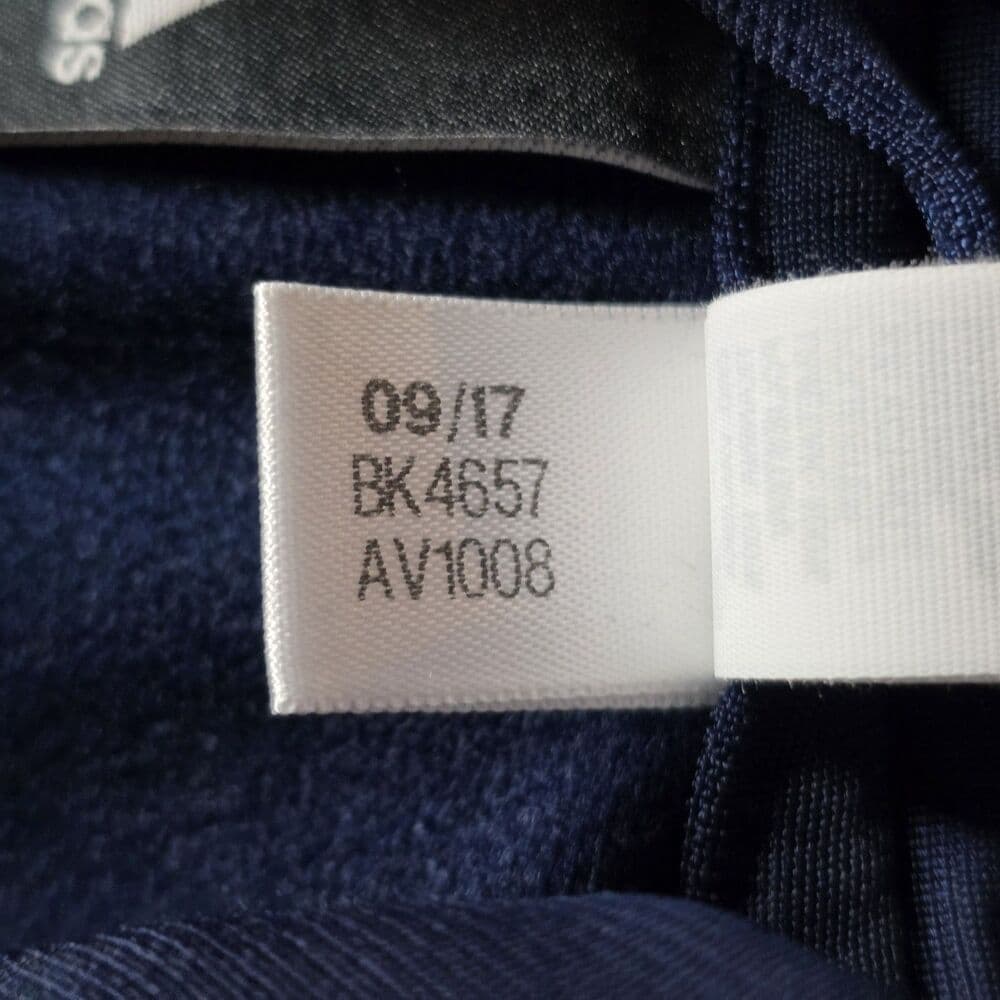 Adidas Women's Small Blue & White Full Zip Jacket - Thumbnail 3