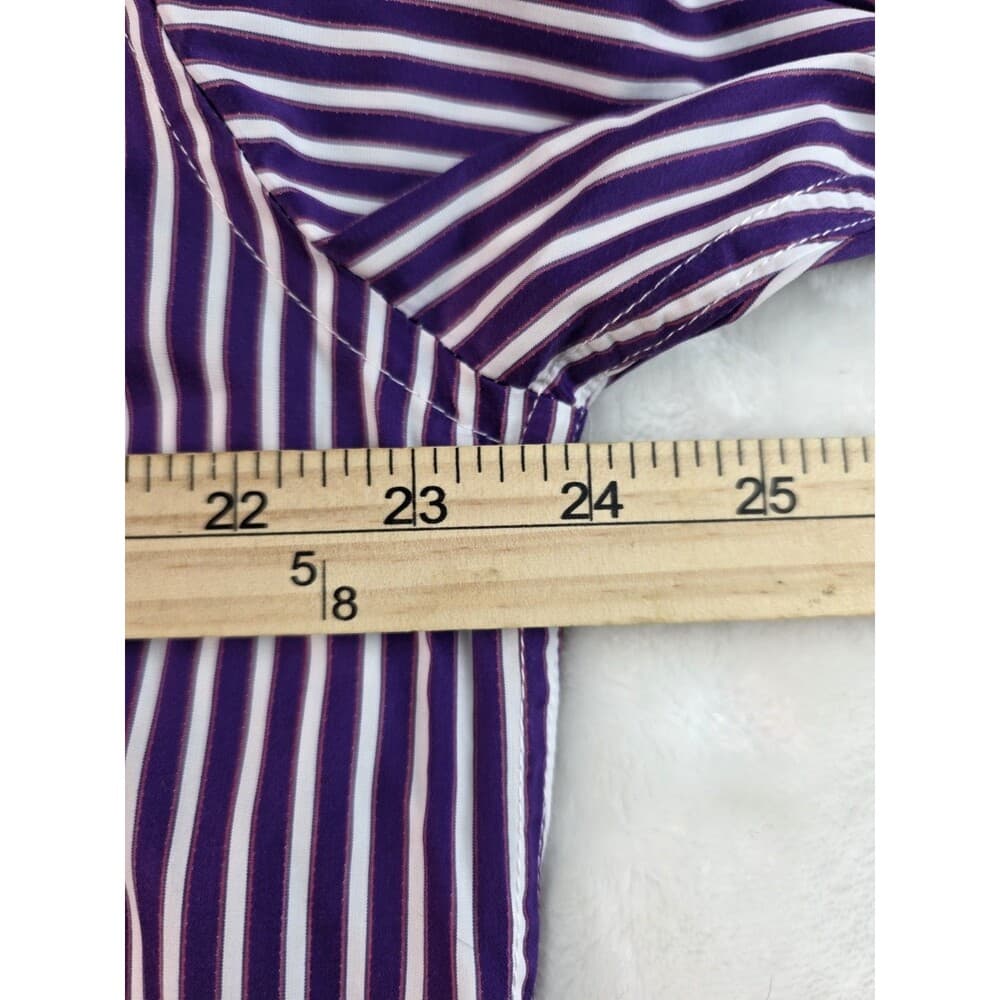 International Laundry Men's XL Fushia / White‎ Striped Long-Sleeve Shirt - Thumbnail 7