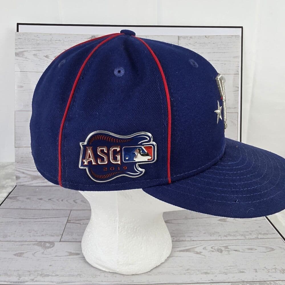 New Era 2019 Texas Rangers All-star Game‎ Blue Fitted 7 3/8 Cap - Thumbnail 2