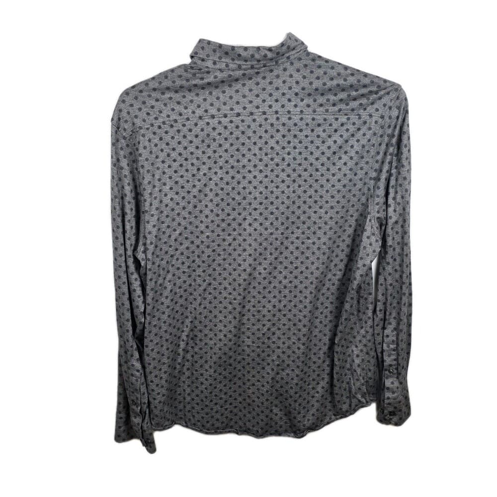 Murano Liquid Luxury Men's XL Slim Fit Long Sleeve Button‎ Up Shirt - Thumbnail 5