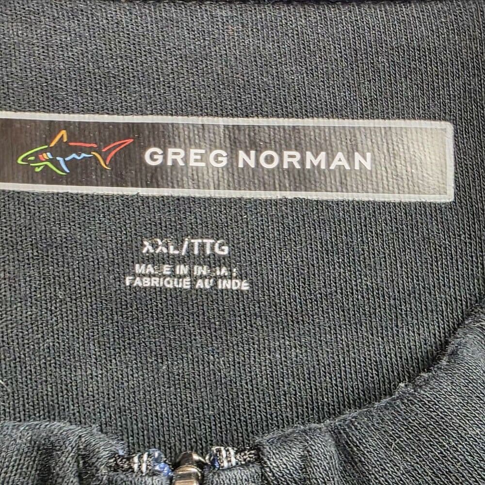 Greg Norman Mens XXL Black Long Sleeve Pullover‎ 128493 - Thumbnail 2
