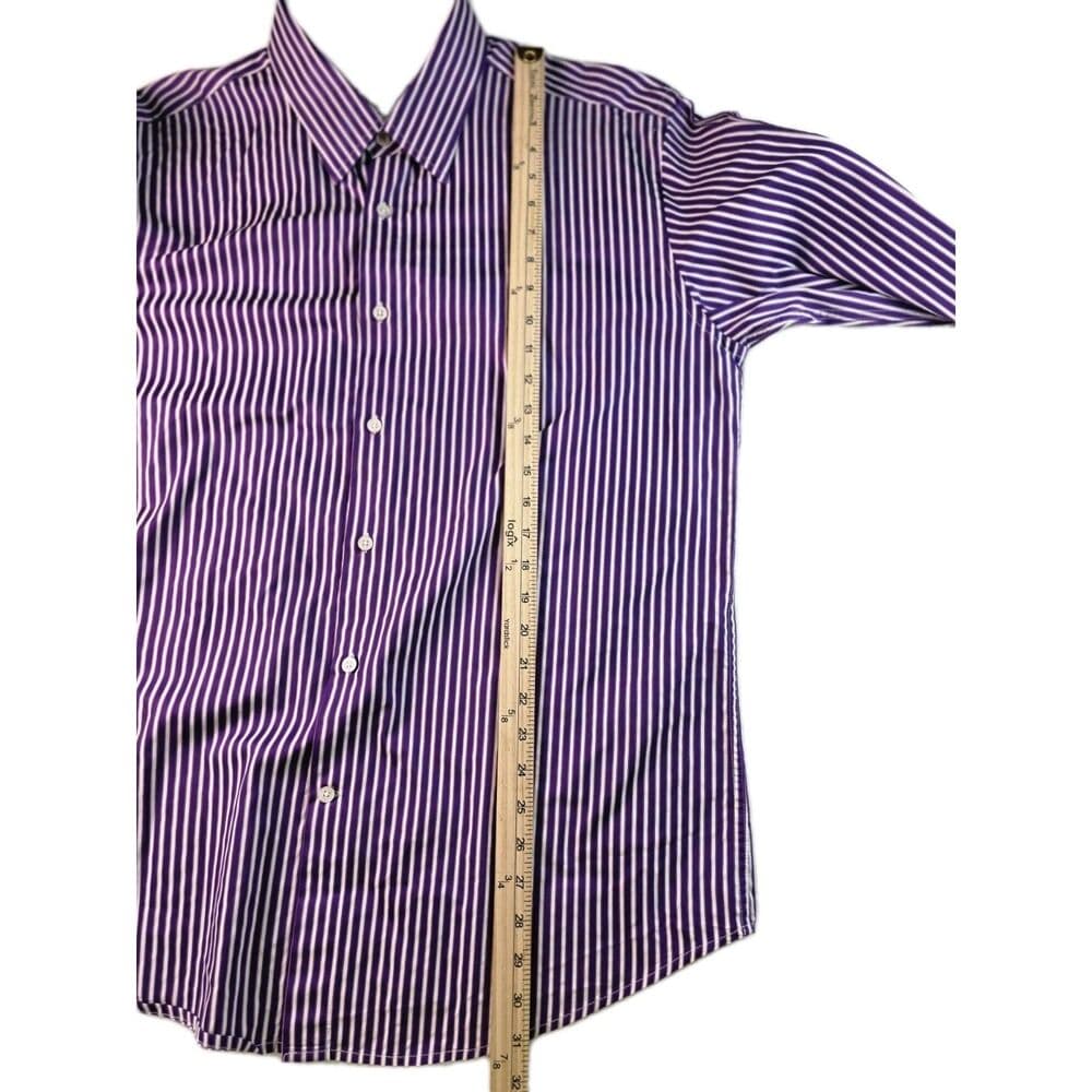 International Laundry Men's XL Fushia / White‎ Striped Long-Sleeve Shirt - Thumbnail 10