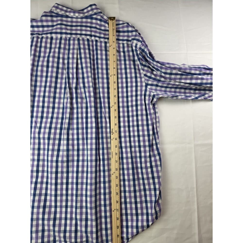 IZOD Men's XXL Plaid Multicolored Button‎ Up Shirt - Thumbnail 6