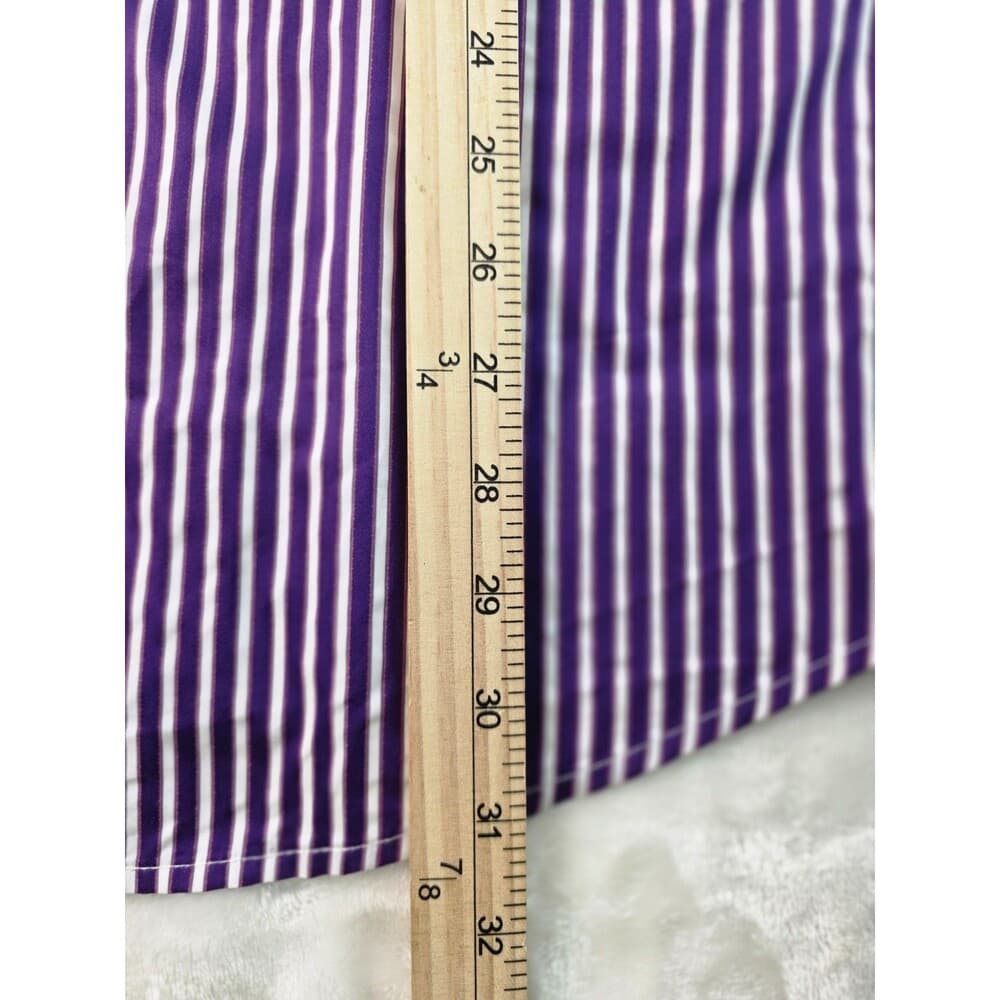 International Laundry Men's XL Fushia / White‎ Striped Long-Sleeve Shirt - Thumbnail 8