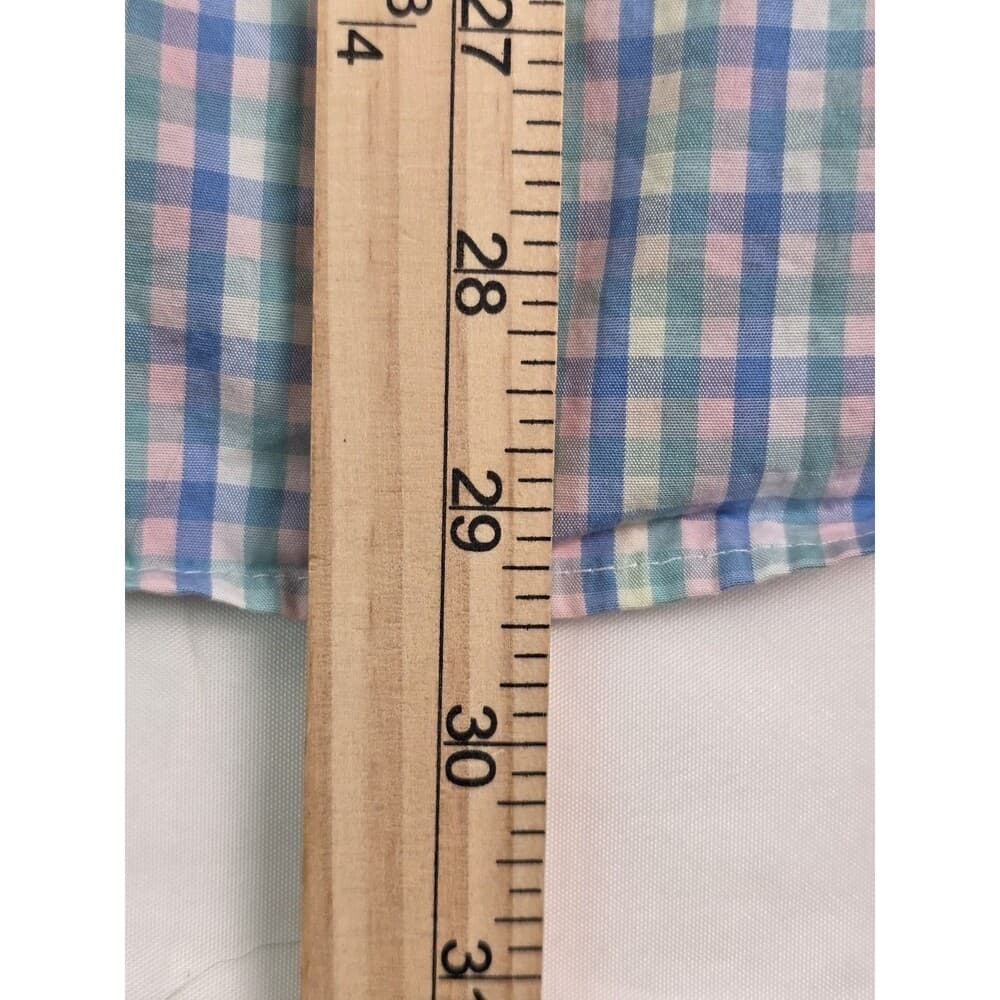 McILHenny By Tabasco Dry Goods Men's XL Pastel Pink‎ Blue Long Sleeve Shirt - Thumbnail 6