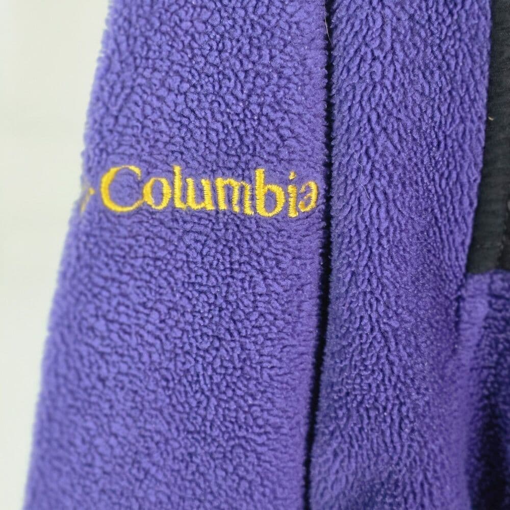 Columbia LSU Tigers Women’s Large Purple Full Zip‎ Long Sleeve Fleece Jacket - Thumbnail 8