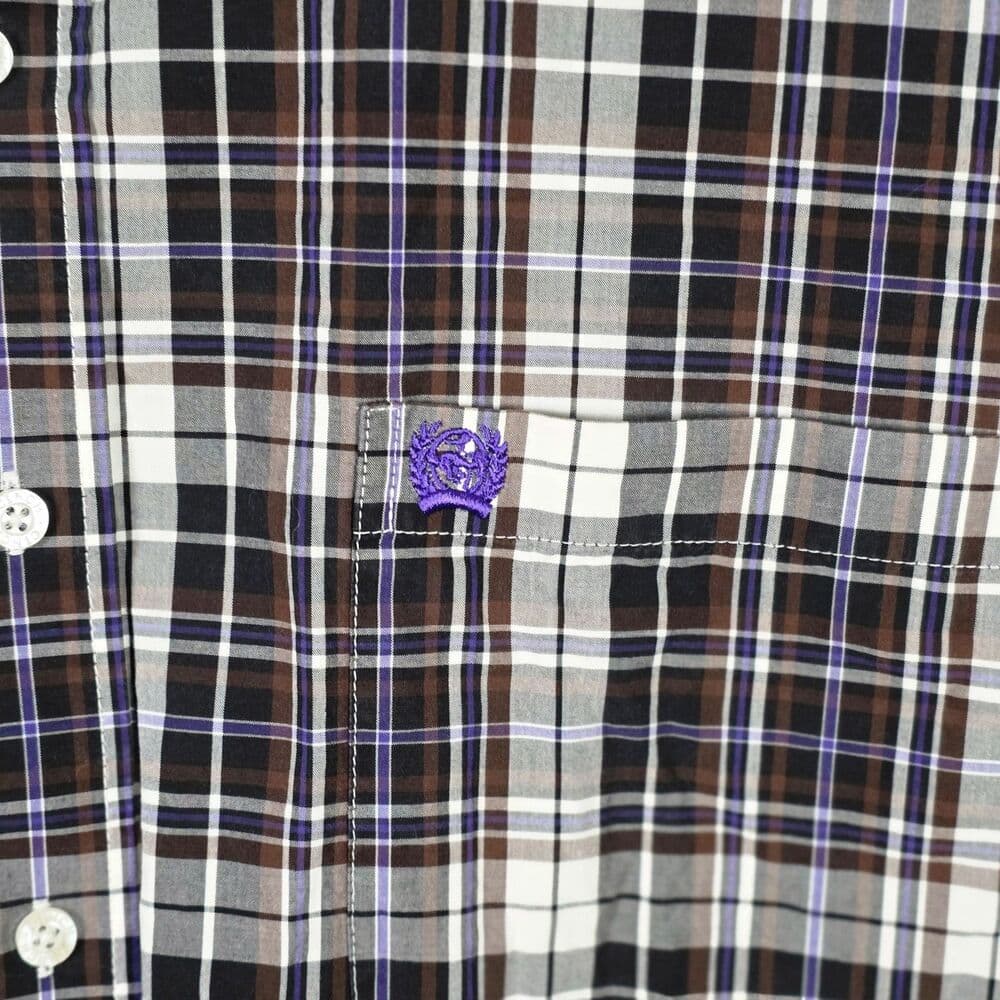 Cinch‎ Men’s Medium Plaid Multicolor Long Sleeve Button Up Shirt - Thumbnail 2