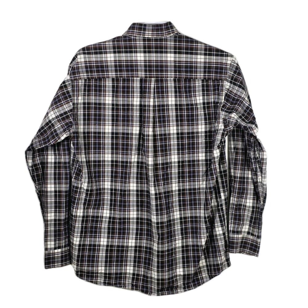 Cinch‎ Men’s Medium Plaid Multicolor Long Sleeve Button Up Shirt - Thumbnail 8