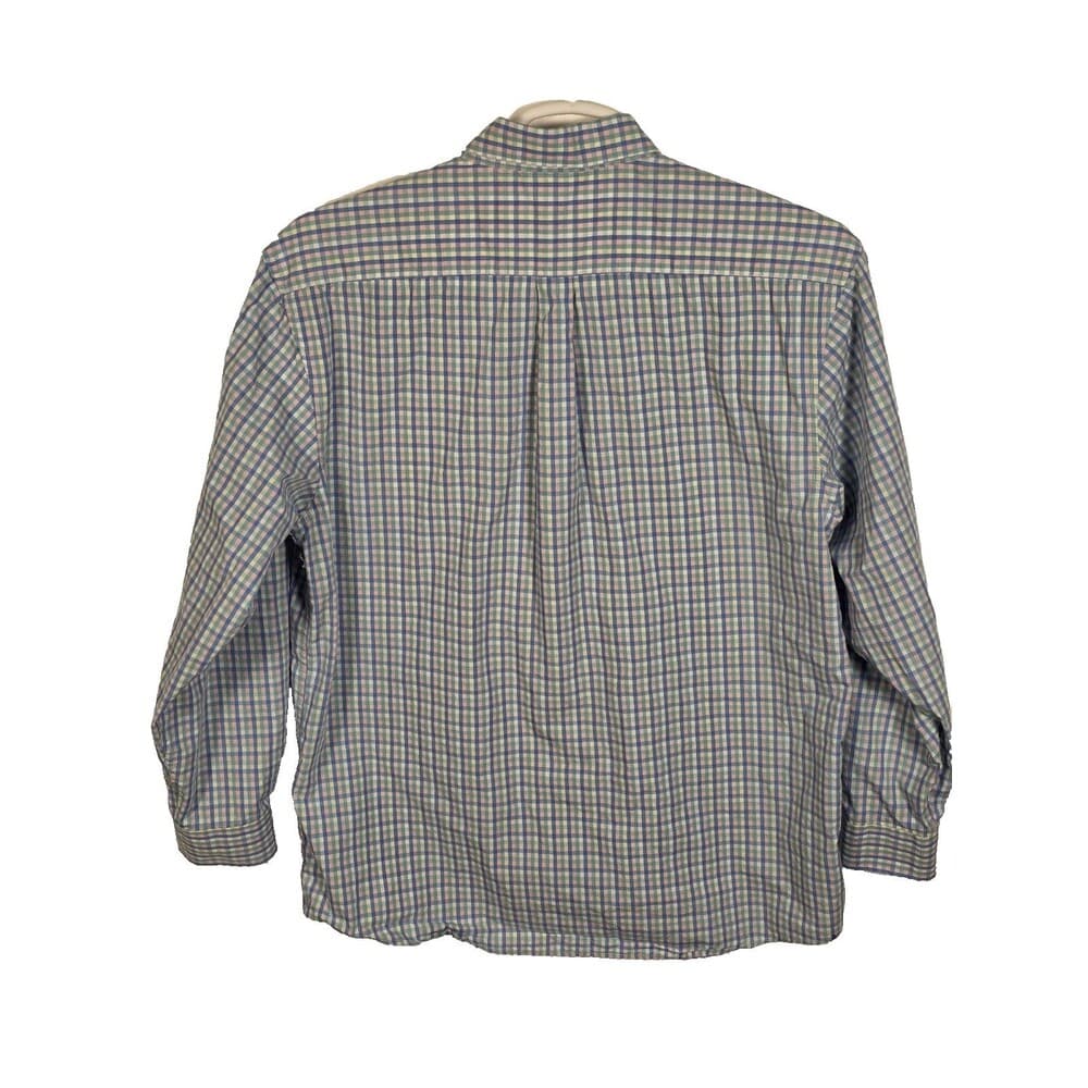 McILHenny By Tabasco Dry Goods Men's XL Pastel Pink‎ Blue Long Sleeve Shirt - Thumbnail 5