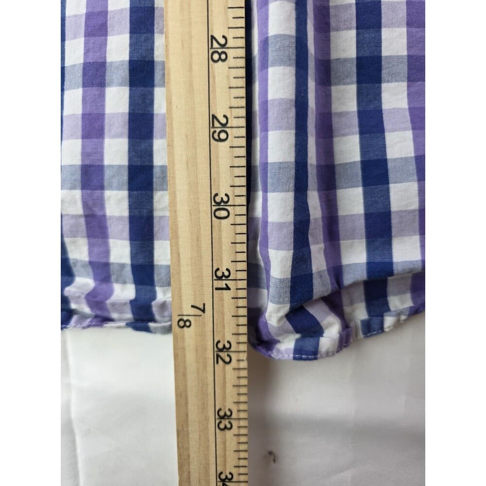 IZOD Men's XXL Plaid Multicolored Button‎ Up Shirt - Thumbnail 7