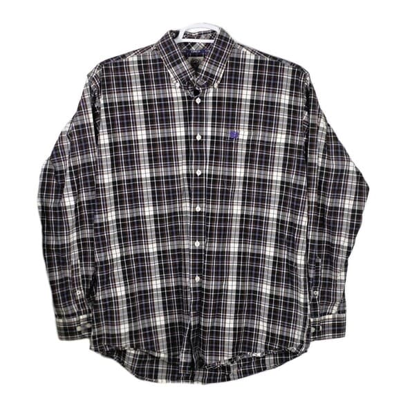 Cinch‎ Men’s Medium Plaid Multicolor Long Sleeve Button Up Shirt - Thumbnail 11