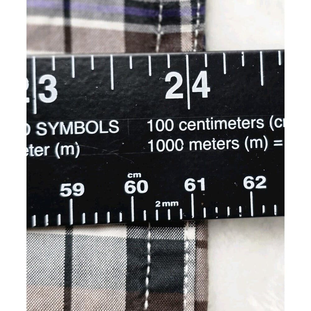 Cinch‎ Men’s Medium Plaid Multicolor Long Sleeve Button Up Shirt - Thumbnail 6