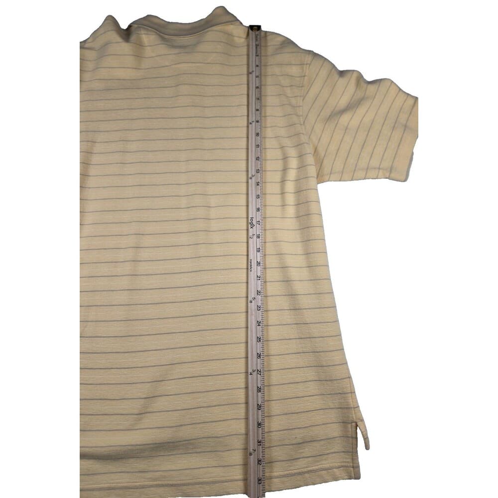 Geoffrey Beene Men’s XL Yellow/Green Stripes and Green Solid Short Sleeve - Thumbnail 8