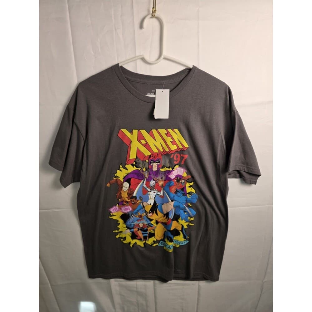 NWT Marvel Comics X-Men Size Large Grey‎ Short Sleeve T-Shirt - Thumbnail 7