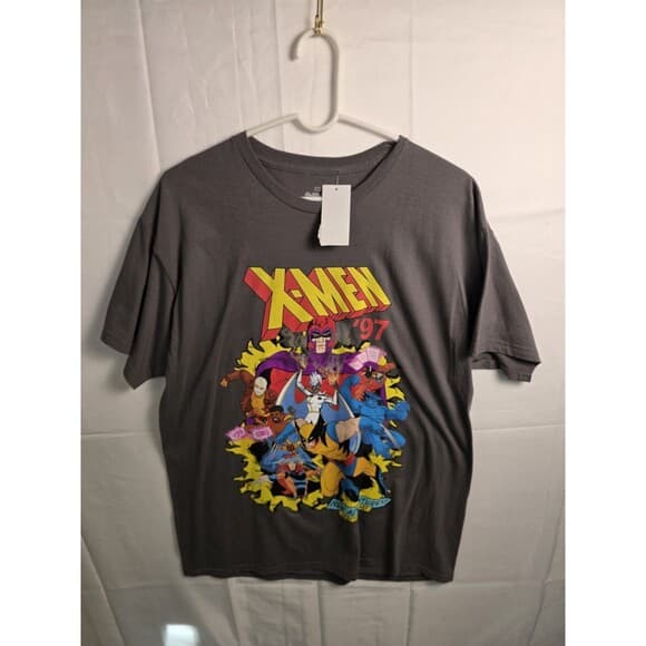 NWT Marvel Comics X-Men Size Large Grey‎ Short Sleeve T-Shirt - Thumbnail 8