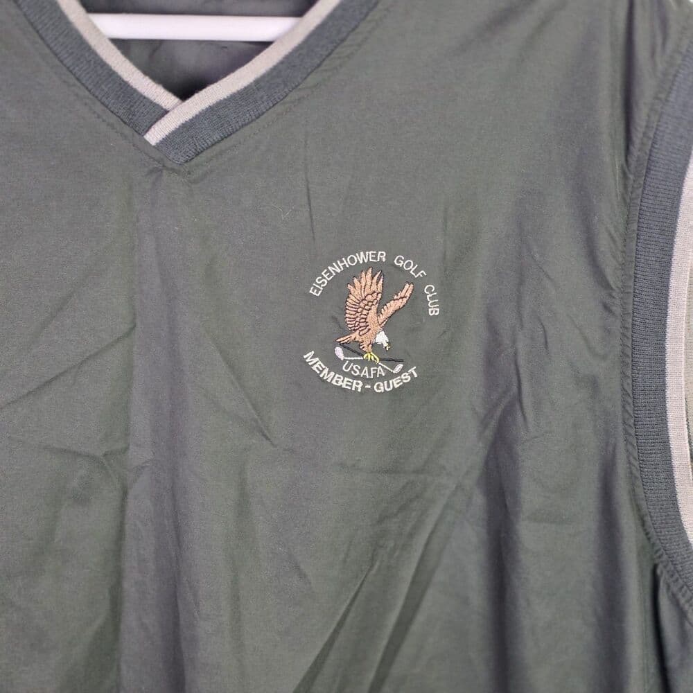 Weatherproof Men's‎ XXL Green Eisenhower Golf Club V-Neck Windbreaker - Thumbnail 2
