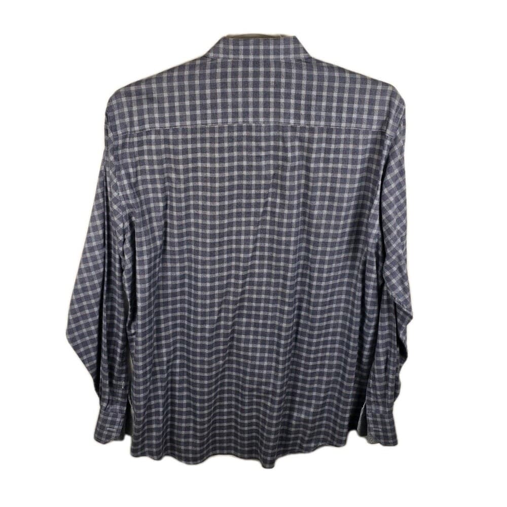 Bugatchi Shirt Men XXL Gray Casual Fit Button Down Long Sleeve Button Up Shirt - Thumbnail 5