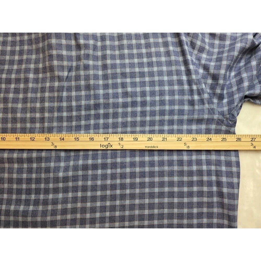 Bugatchi Shirt Men XXL Gray Casual Fit Button Down Long Sleeve Button Up Shirt - Thumbnail 3