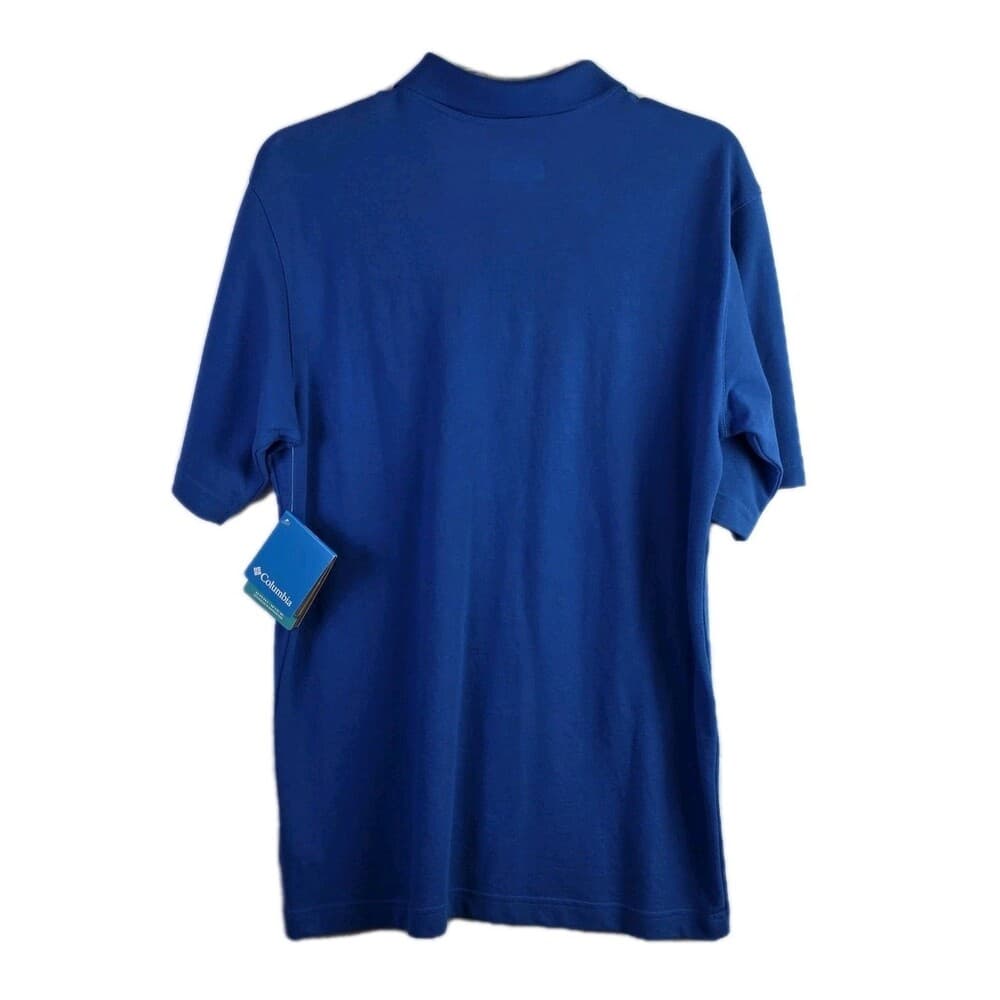 Columbia Men's Small Blue Omni-Wick Short Sleeve Polo Shirt NWT - Thumbnail 8