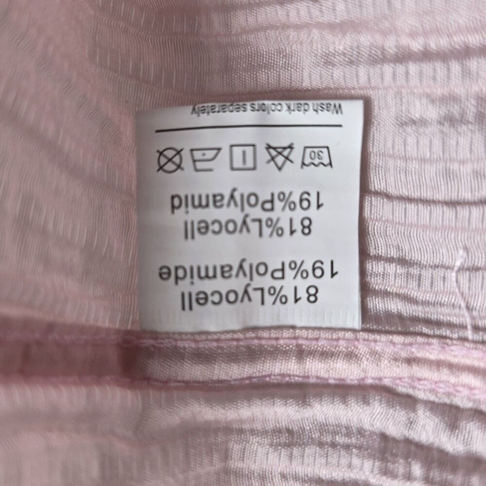 NWT PJ Paul Jones Men's Small Pink Textured Casual Shirt Sleeve Button-Up Shirt - Thumbnail 4