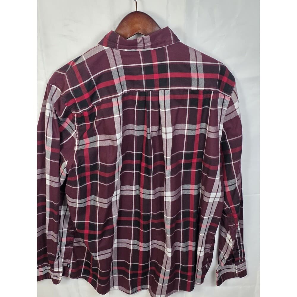 Chaps Easy-Care Men's Plaid Small Button Up‎ Shirt - Thumbnail 3