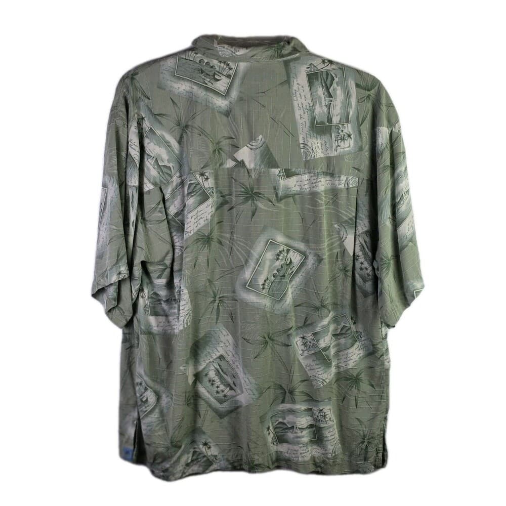 Bermuda Bay Men's XXL Silk Tropical Short Sleeve Shirt - Thumbnail 7